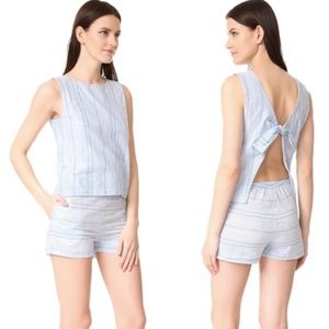 Solid and Striped Romper